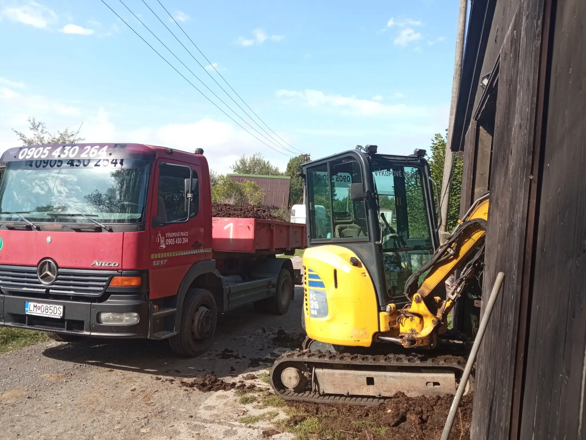 Dovoz a odvoz materiálu